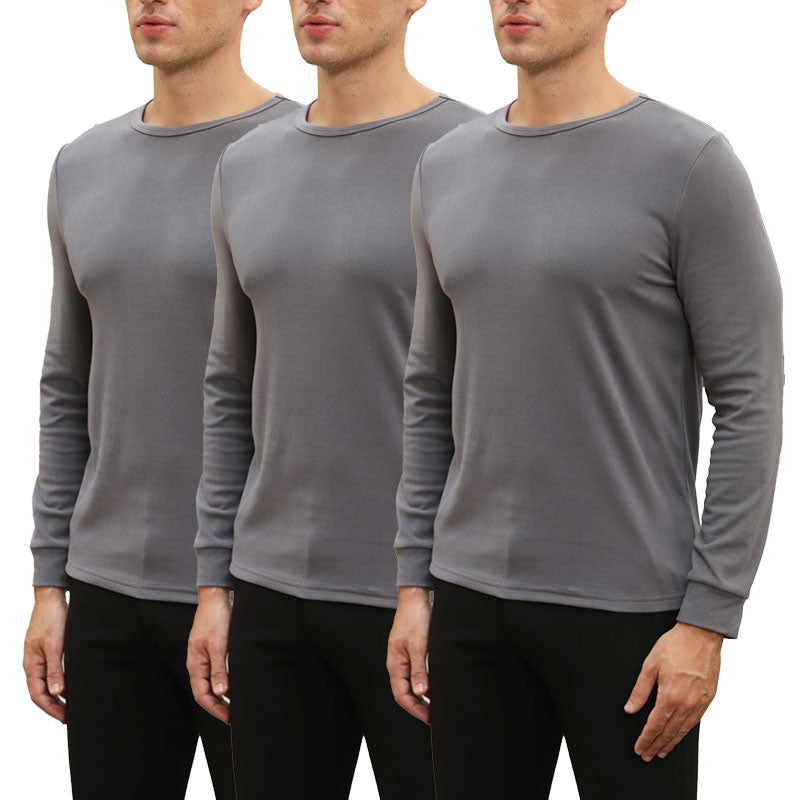 Alimens&Gentle Men's Casual Comfort Warm Long Sleeve Shirt