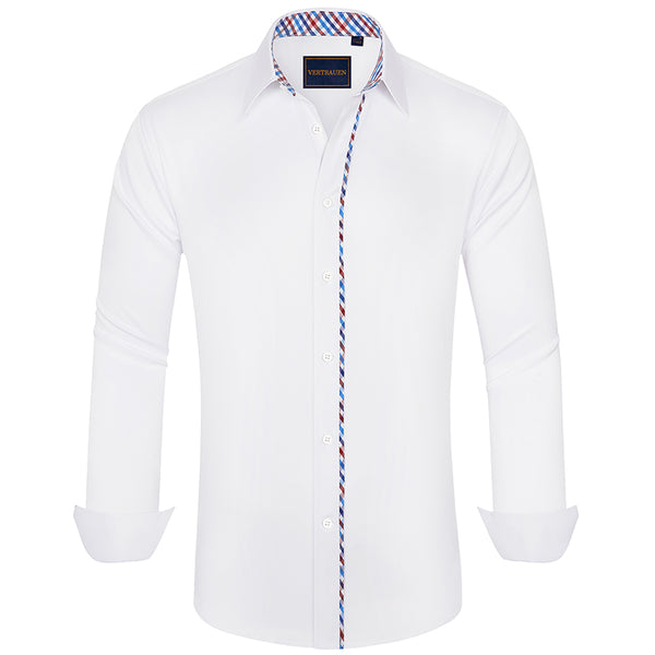 VERTRAUEN men's long sleeve casual shirt