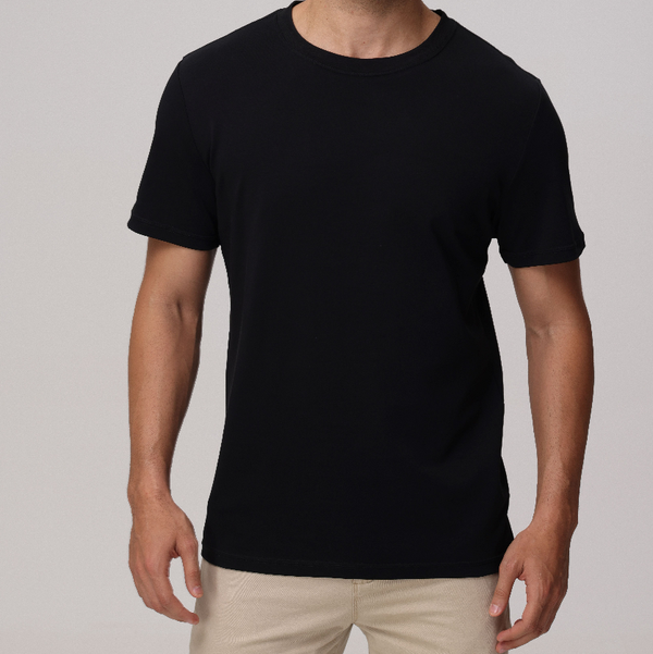 Alimens&Gentle Men's 100% Cotton Heavyweight Short-Sleeve T-Shirts